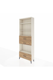 Arges Dolap 4 Raflı 3 Çekmeceli 88x30x243 - S33M174V3A