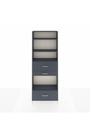 Arges Dolap 4 Raflı 3 Çekmeceli 88x30x243 - S33M174V5A