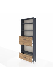 Arges Dolap 4 Raflı 3 Çekmeceli 88x30x243 - S33M174V6A