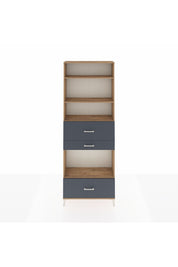 Arges Dolap 4 Raflı 3 Çekmeceli 88x30x243 - S33M174V8A