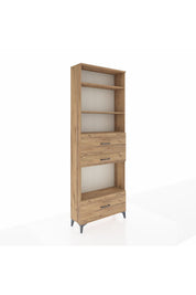Arges Dolap 4 Raflı 3 Çekmeceli 88x30x243 - S33M174V9A