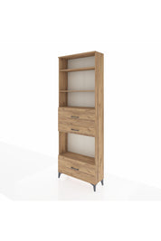 Arges Dolap 4 Raflı 3 Çekmeceli 88x30x243 - S33M174V9A