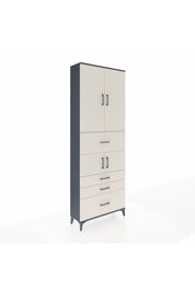 Arges Dolap 4 Raflı 4 Çekmeceli 4 Kapaklı 88x30x243 - S33M175V4A