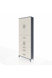 Arges Dolap 4 Raflı 4 Çekmeceli 4 Kapaklı 88x30x243 - S33M175V4A