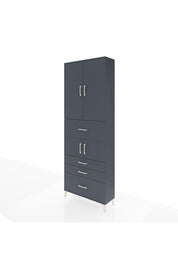 Arges Dolap 4 Raflı 4 Çekmeceli 4 Kapaklı 88x30x243 - S33M175V5A