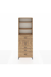 Arges Dolap 4 Raflı 4 Çekmeceli 2 Kapaklı 88x30x243 - S33M176V9A