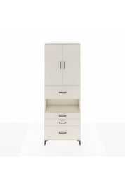 Arges Dolap 4 Raflı 4 Çekmeceli 2 Kapaklı 88x30x243 - S33M177V1A