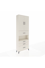 Arges Dolap 4 Raflı 4 Çekmeceli 2 Kapaklı 88x30x243 - S33M177V1A