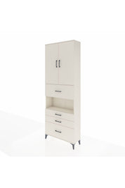 Arges Dolap 4 Raflı 4 Çekmeceli 2 Kapaklı 88x30x243 - S33M177V1A