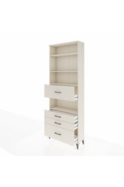 Arges Dolap 4 Raflı 4 Çekmeceli 88x30x243 - S33M178V1A