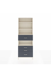 Arges Dolap 4 Raflı 4 Çekmeceli 88x30x243 - S33M178V2A