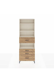 Arges Dolap 4 Raflı 4 Çekmeceli 88x30x243 - S33M178V3A