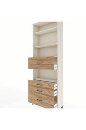 Arges Dolap 4 Raflı 4 Çekmeceli 88x30x243 - S33M178V3A