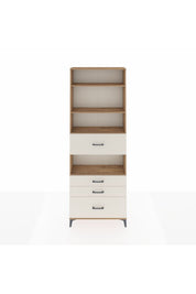 Arges Dolap 4 Raflı 4 Çekmeceli 88x30x243 - S33M178V7A