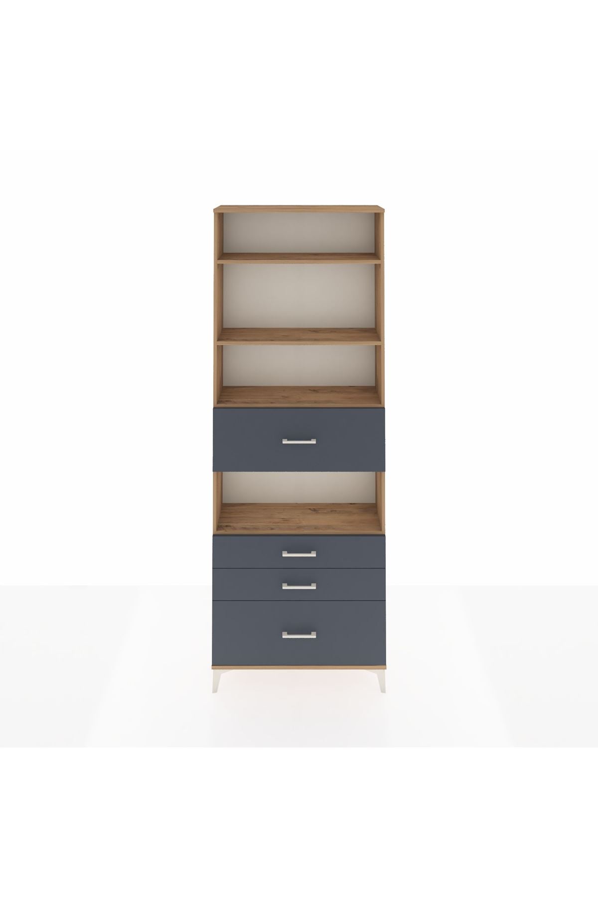 Arges Dolap 4 Raflı 4 Çekmeceli 88x30x243 - S33M178V8A