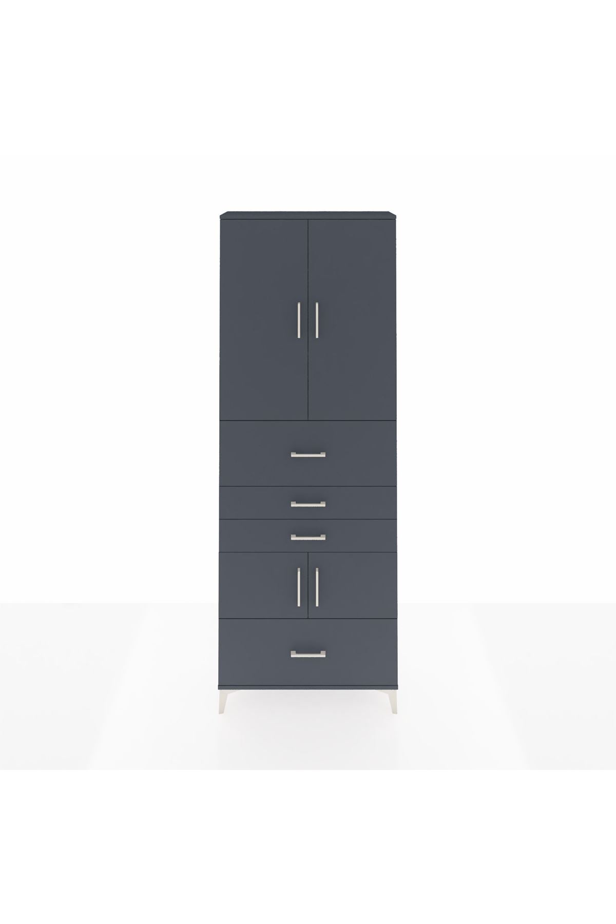 Arges Dolap 4 Raflı 4 Çekmeceli 4 Kapaklı 88x30x243 - S33M179V5A