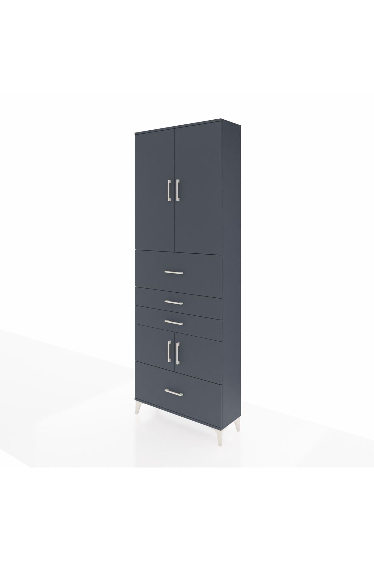Arges Dolap 4 Raflı 4 Çekmeceli 4 Kapaklı 88x30x243 - S33M179V5A