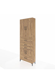Arges Dolap 4 Raflı 4 Çekmeceli 4 Kapaklı 88x30x243 - S33M179V9A