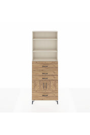 Arges Dolap 4 Raflı 4 Çekmeceli 2 Kapaklı 88x30x243 - S33M180V3A
