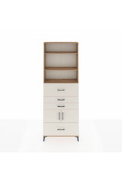 Arges Dolap 4 Raflı 4 Çekmeceli 2 Kapaklı 88x30x243 - S33M180V7A