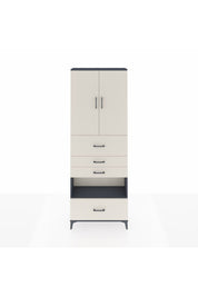Arges Dolap 4 Raflı 4 Çekmeceli 2 Kapaklı 88x30x243 - S33M181V4A