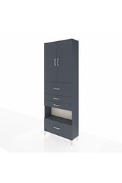 Arges Dolap 4 Raflı 4 Çekmeceli 2 Kapaklı 88x30x243 - S33M181V5A