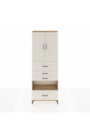 Arges Dolap 4 Raflı 4 Çekmeceli 2 Kapaklı 88x30x243 - S33M181V7A