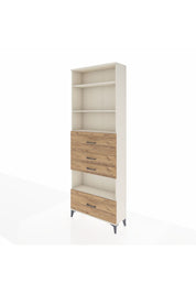 Arges Dolap 4 Raflı 4 Çekmeceli 88x30x243 - S33M182V3A