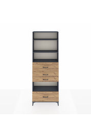 Arges Dolap 4 Raflı 4 Çekmeceli 88x30x243 - S33M182V6A