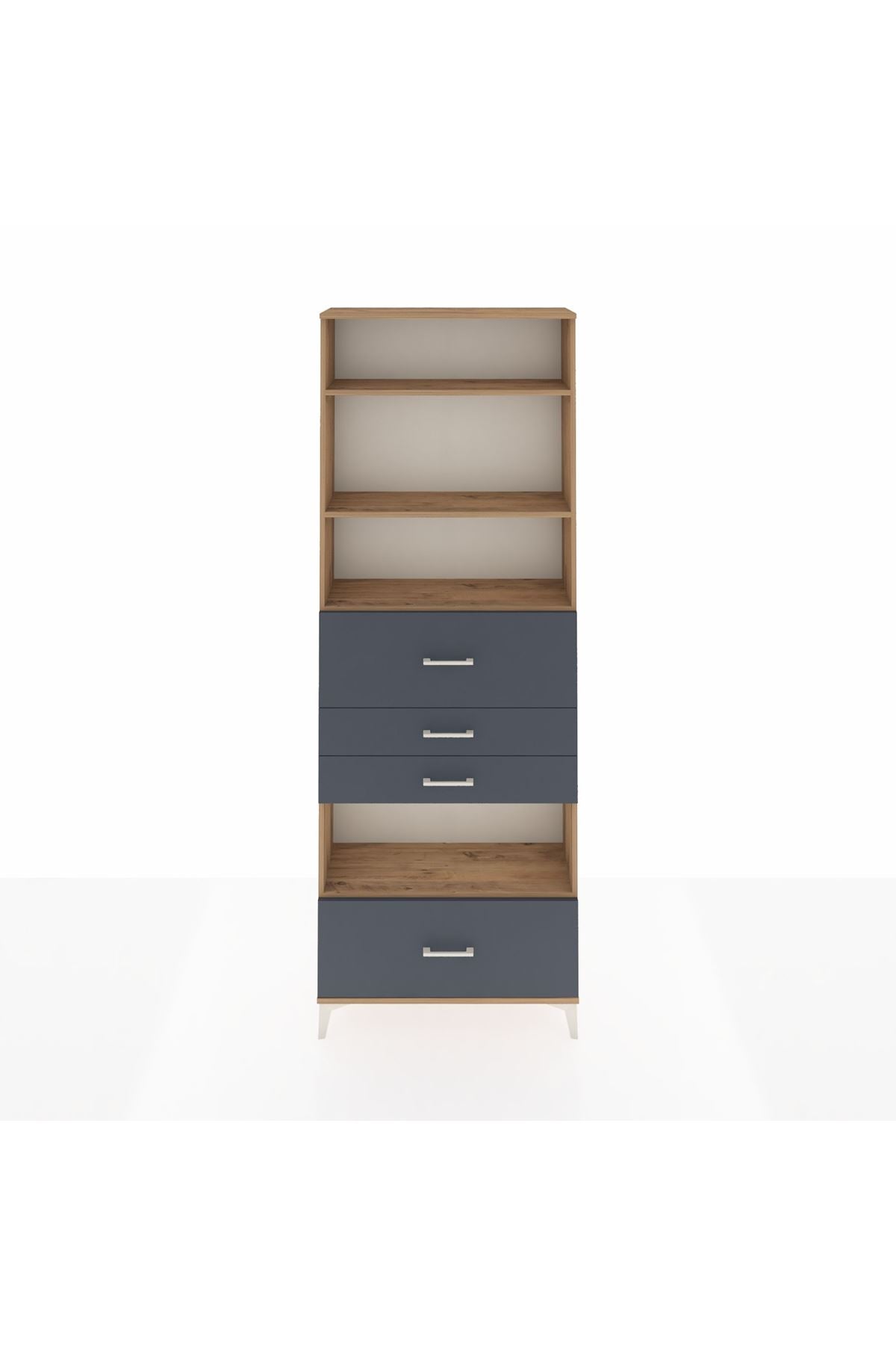 Arges Dolap 4 Raflı 4 Çekmeceli 88x30x243 - S33M182V8A