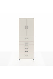 Arges Dolap 3 Raflı 6 Çekmeceli 2 Kapaklı 88x30x243 - S33M183V1A