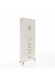 Arges Dolap 3 Raflı 6 Çekmeceli 2 Kapaklı 88x30x243 - S33M183V1A