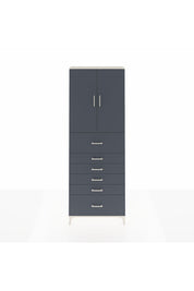 Arges Dolap 3 Raflı 6 Çekmeceli 2 Kapaklı 88x30x243 - S33M183V2A