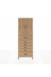 Arges Dolap 3 Raflı 6 Çekmeceli 2 Kapaklı 88x30x243 - S33M183V3A