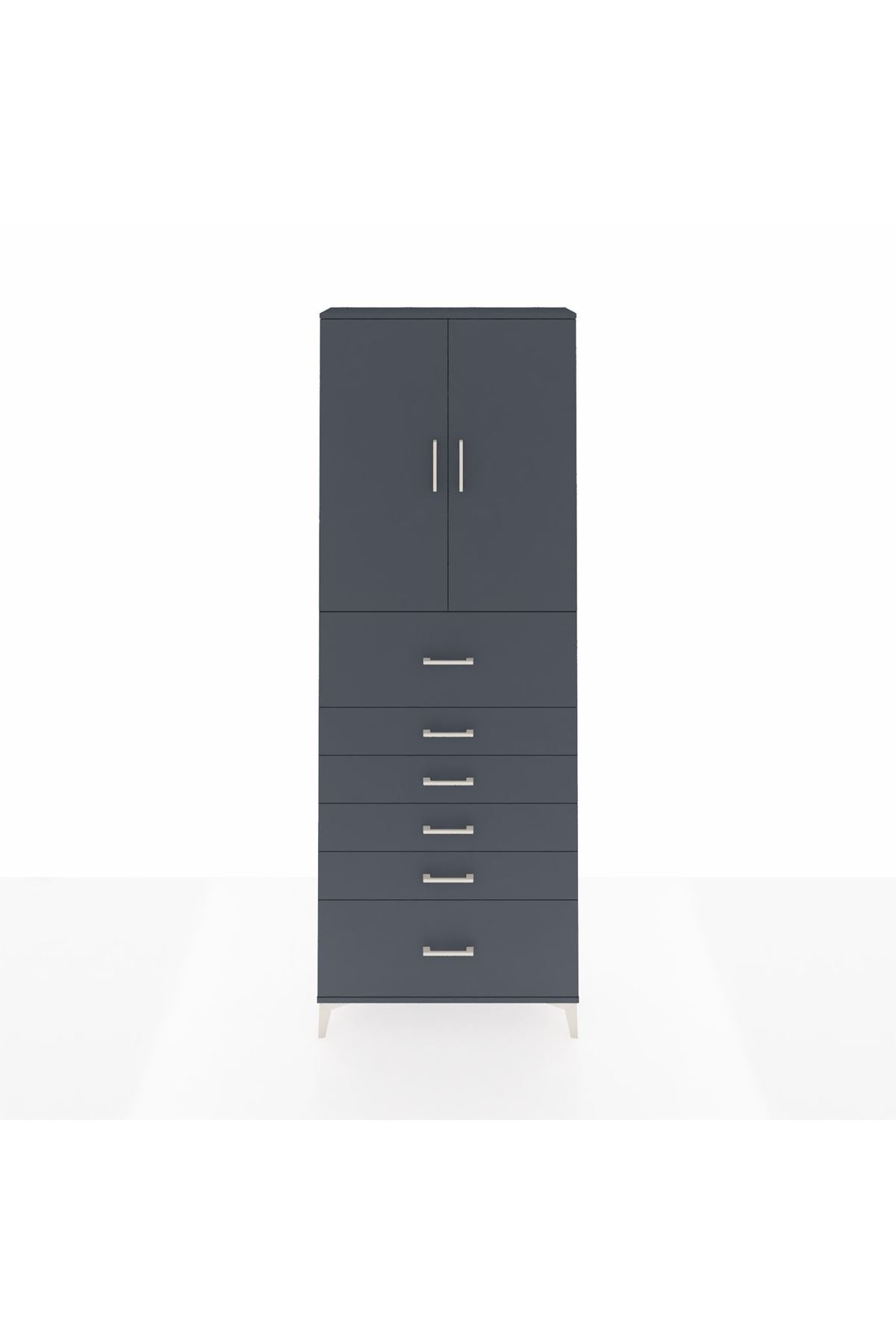 Arges Dolap 3 Raflı 6 Çekmeceli 2 Kapaklı 88x30x243 - S33M183V5A
