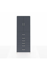 Arges Dolap 3 Raflı 6 Çekmeceli 2 Kapaklı 88x30x243 - S33M183V5A