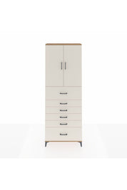 Arges Dolap 3 Raflı 6 Çekmeceli 2 Kapaklı 88x30x243 - S33M183V7A