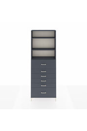 Arges Dolap 3 Raflı 6 Çekmeceli 88x30x243 - S33M184V5A