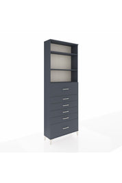 Arges Dolap 3 Raflı 6 Çekmeceli 88x30x243 - S33M184V5A