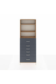 Arges Dolap 3 Raflı 6 Çekmeceli 88x30x243 - S33M184V8A
