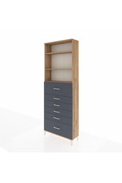 Arges Dolap 3 Raflı 6 Çekmeceli 88x30x243 - S33M184V8A