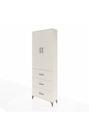 Arges Dolap 4 Raflı 3 Çekmeceli 2 Kapaklı 88x30x243 - S33M185V1A