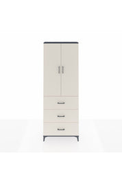 Arges Dolap 4 Raflı 3 Çekmeceli 2 Kapaklı 88x30x243 - S33M185V4A