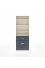 Arges Dolap 4 Raflı 3 Çekmeceli 88x30x243 - S33M186V2A