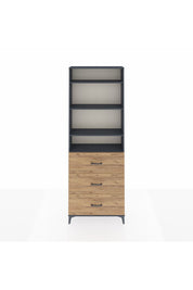 Arges Dolap 4 Raflı 3 Çekmeceli 88x30x243 - S33M186V6A