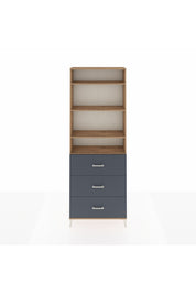 Arges Dolap 4 Raflı 3 Çekmeceli 88x30x243 - S33M186V8A