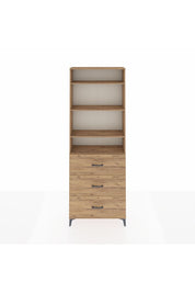 Arges Dolap 4 Raflı 3 Çekmeceli 88x30x243 - S33M186V9A