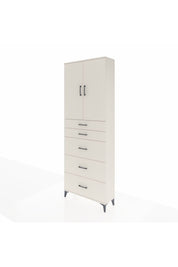 Arges Dolap 3 Raflı 5 Çekmeceli 2 Kapaklı 88x30x243 - S33M187V1A
