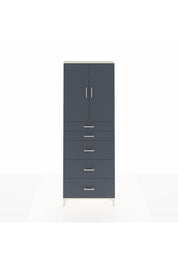 Arges Dolap 3 Raflı 5 Çekmeceli 2 Kapaklı 88x30x243 - S33M187V2A