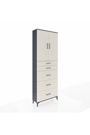 Arges Dolap 3 Raflı 5 Çekmeceli 2 Kapaklı 88x30x243 - S33M187V4A